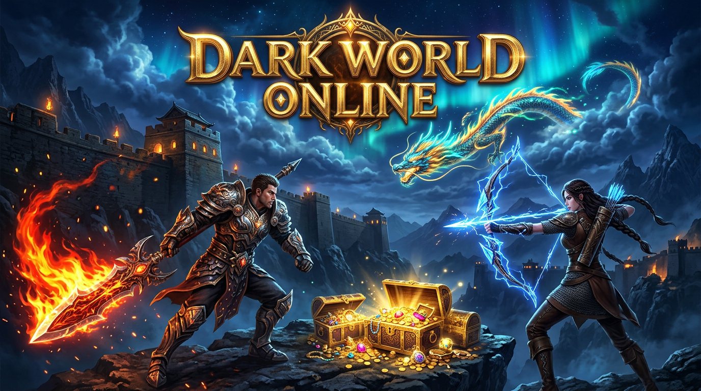 Dark World Online - Fortress Siege & Treasures